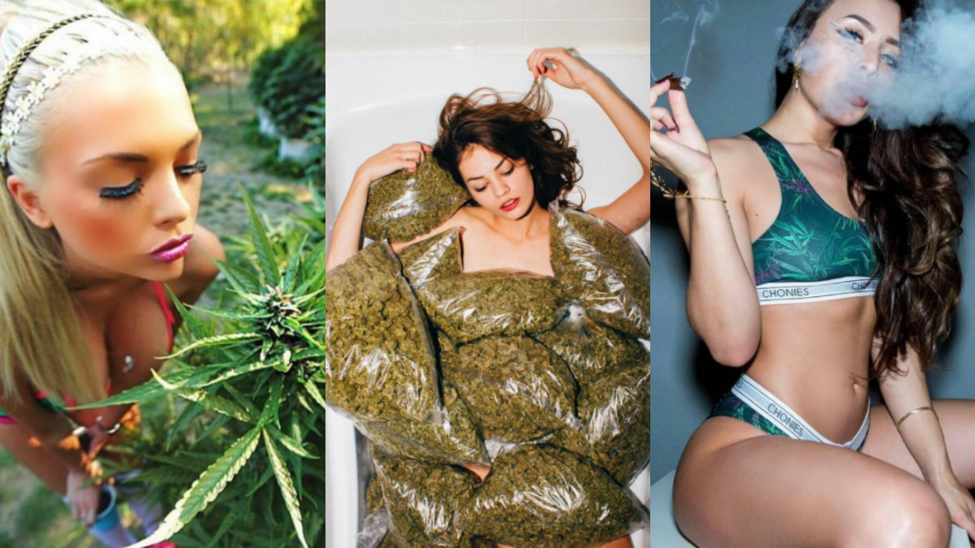 naked girls good weed