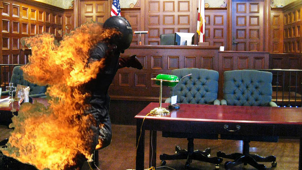 Lawyers Pants Catch Fire During Florida Arson Trial