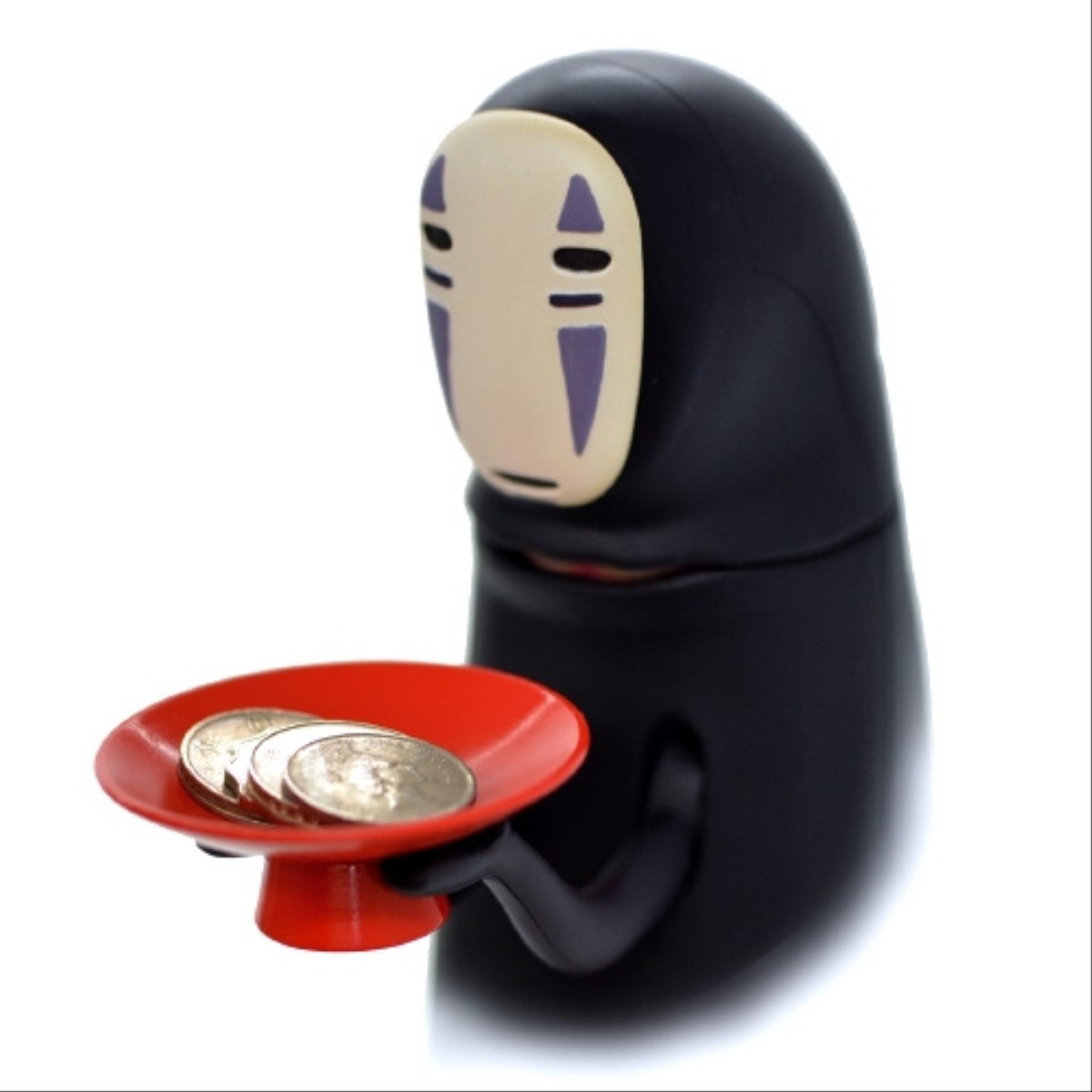 Spirited Away More! No Face Coin Munching Bank Figure - Official