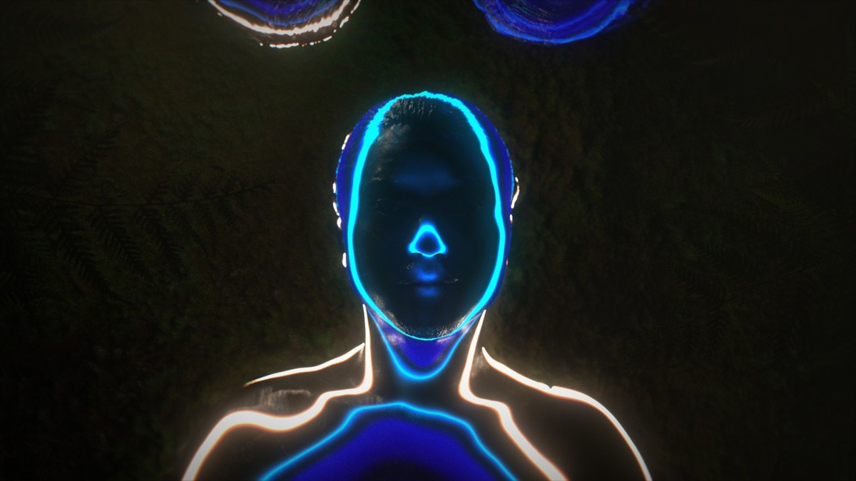 3D-Scanned Bodies Become Glowing Canvases in a Cyberdelic Light Show ...