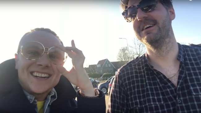 Selfie van grote lul