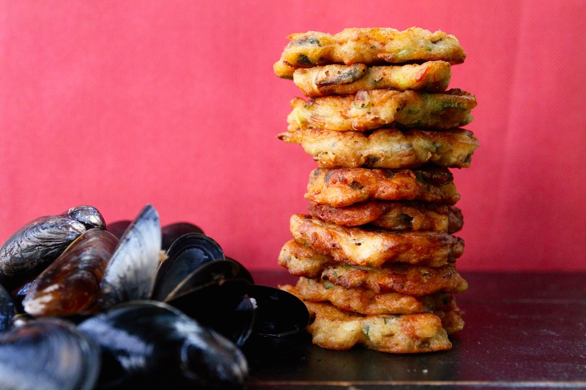 Mussel Fritters - VICE Mussel Fritters