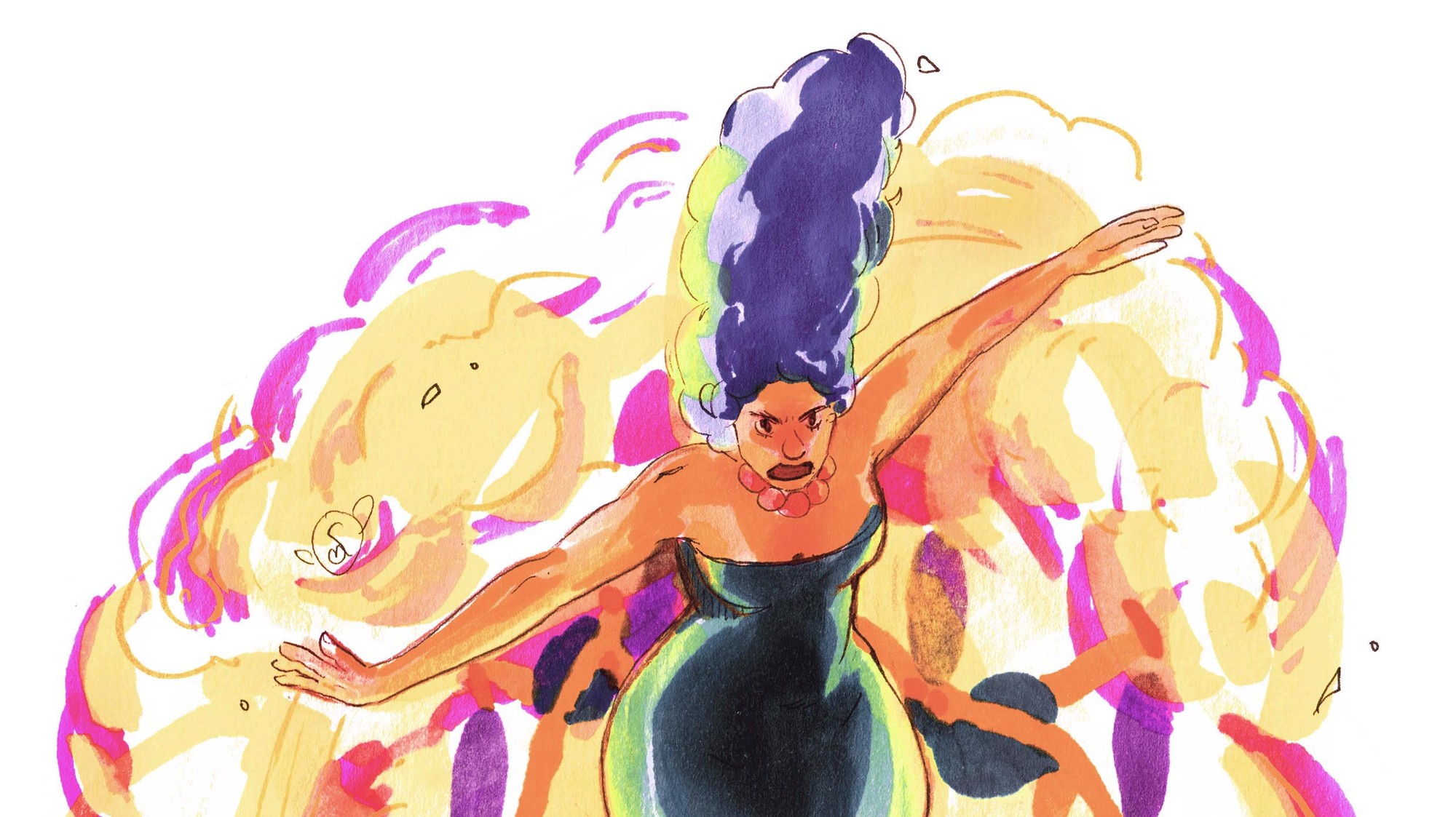 These Watercolours Imagine Marge Simpson S Feminist Awakening Vice