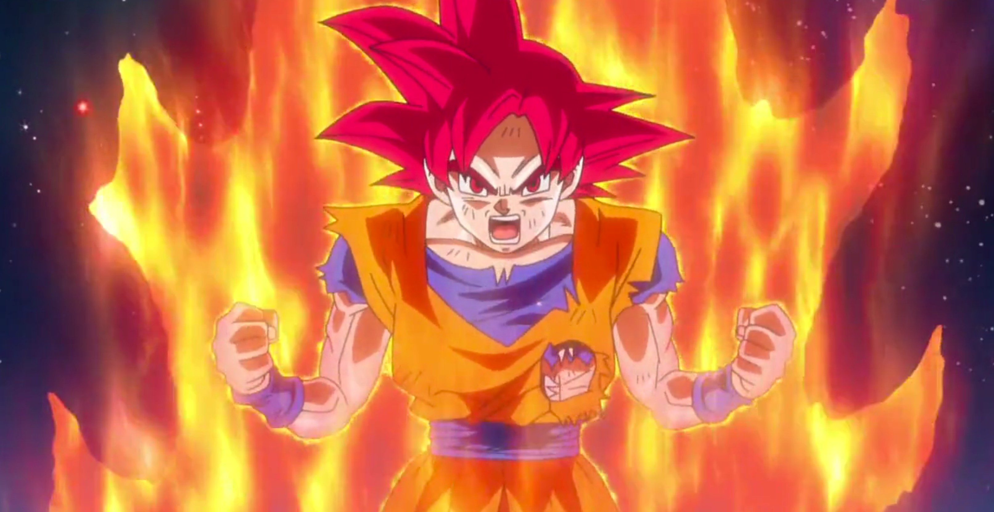 Super Saiyan God having a fire/flame theme to it is one of THE coolest  Dragon Ball design choices in my opinion : r/dbz