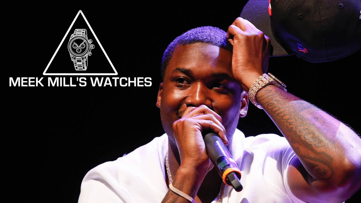 Meek Mill Watches the 76ers In a Louis Vuitton x Nike & Amiri x Chemist Fit