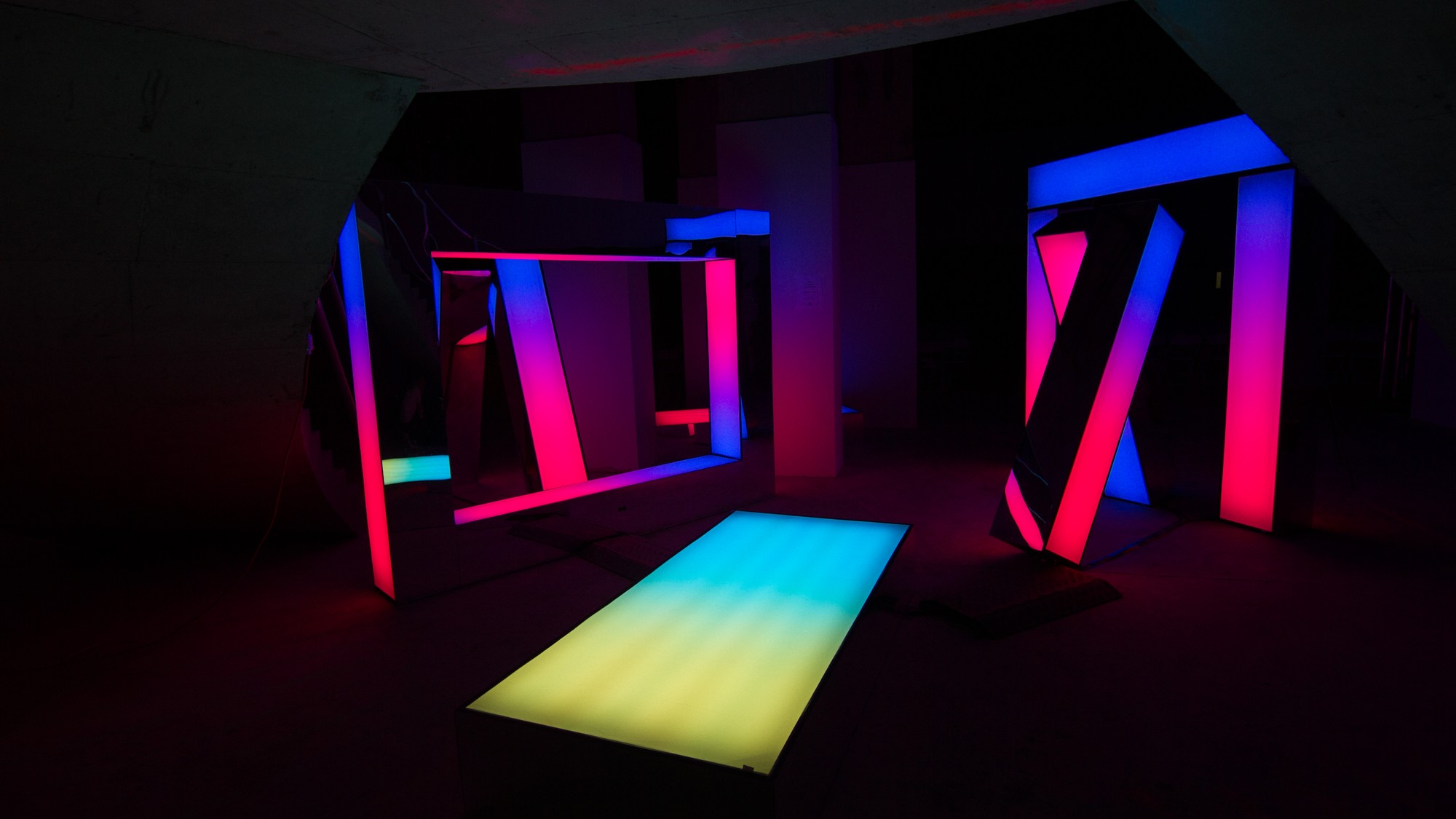 This Neon Light Installation Is Like An Interactive
