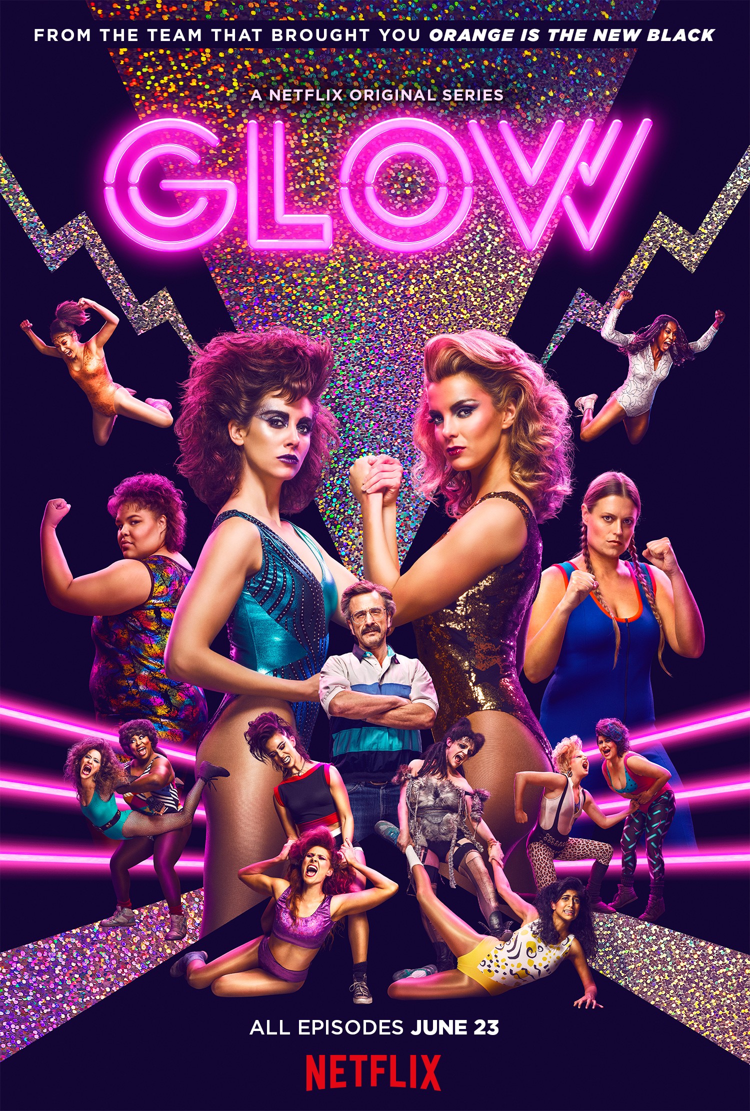 GLOW's Hairstylists Don't Use Wigs to Create the Show's '80s Looks