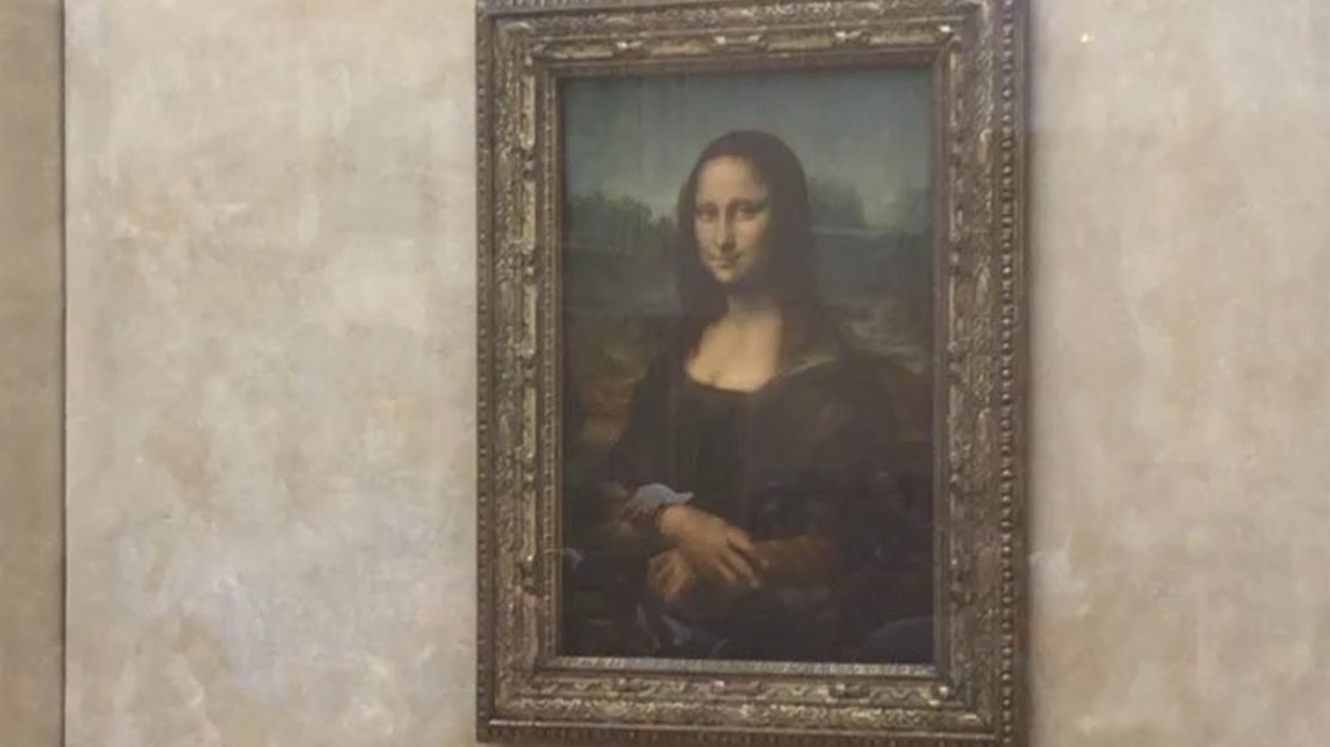 Лувр Джоконда Мона Лиза
