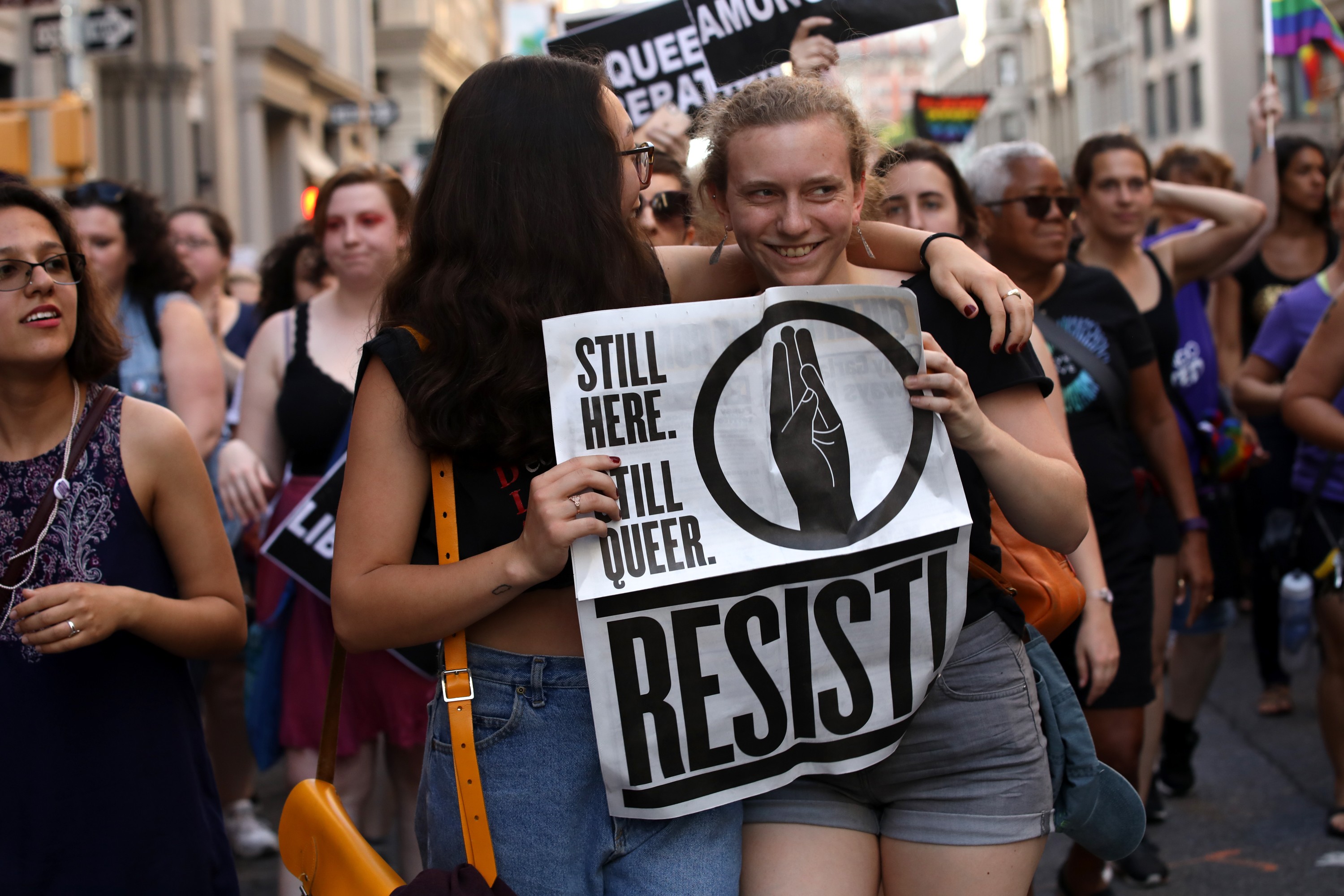 In Photos: Thousands of Lesbians Protest for Dyke March