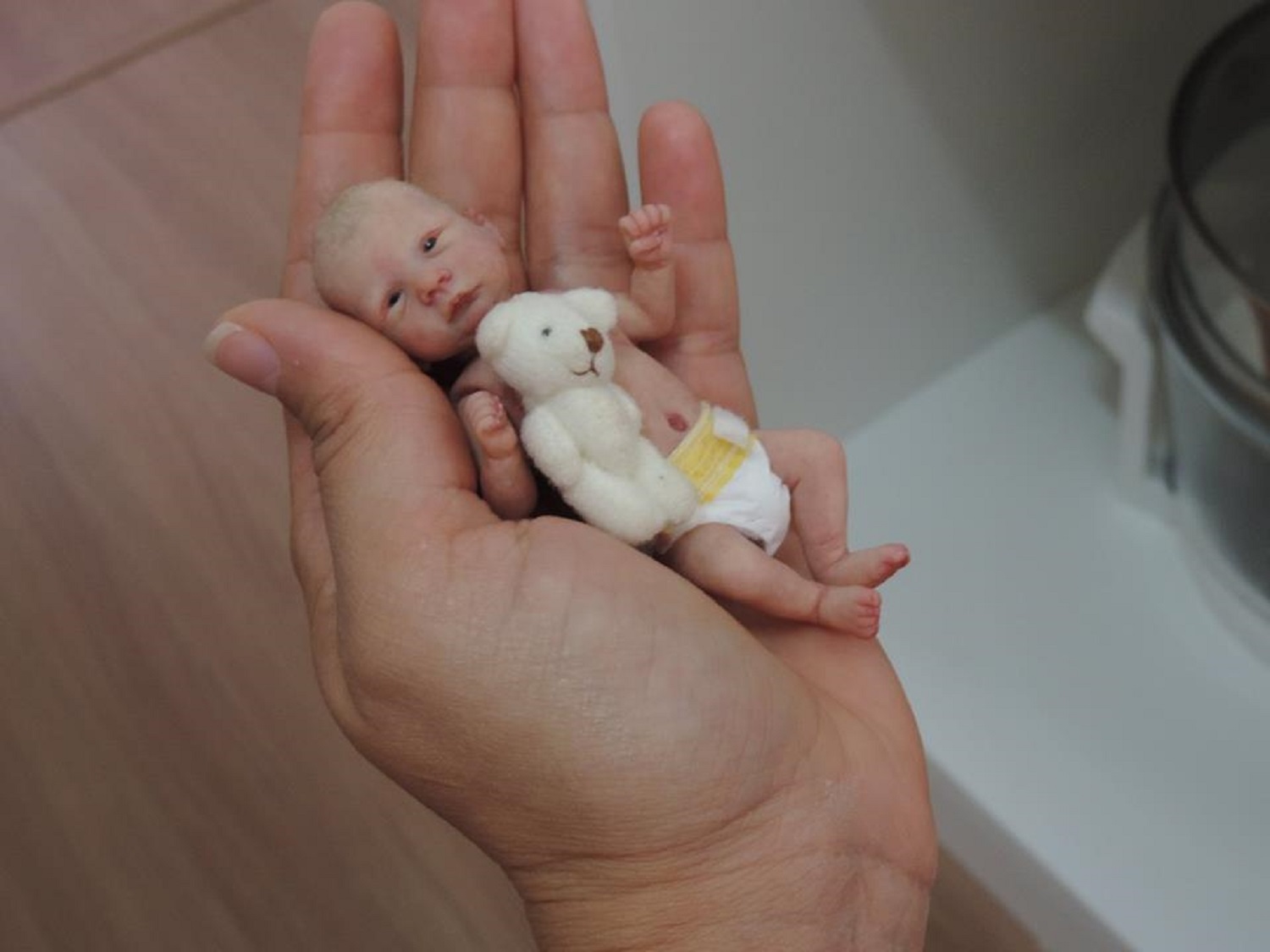 Artist Sculpts Tiny Babies