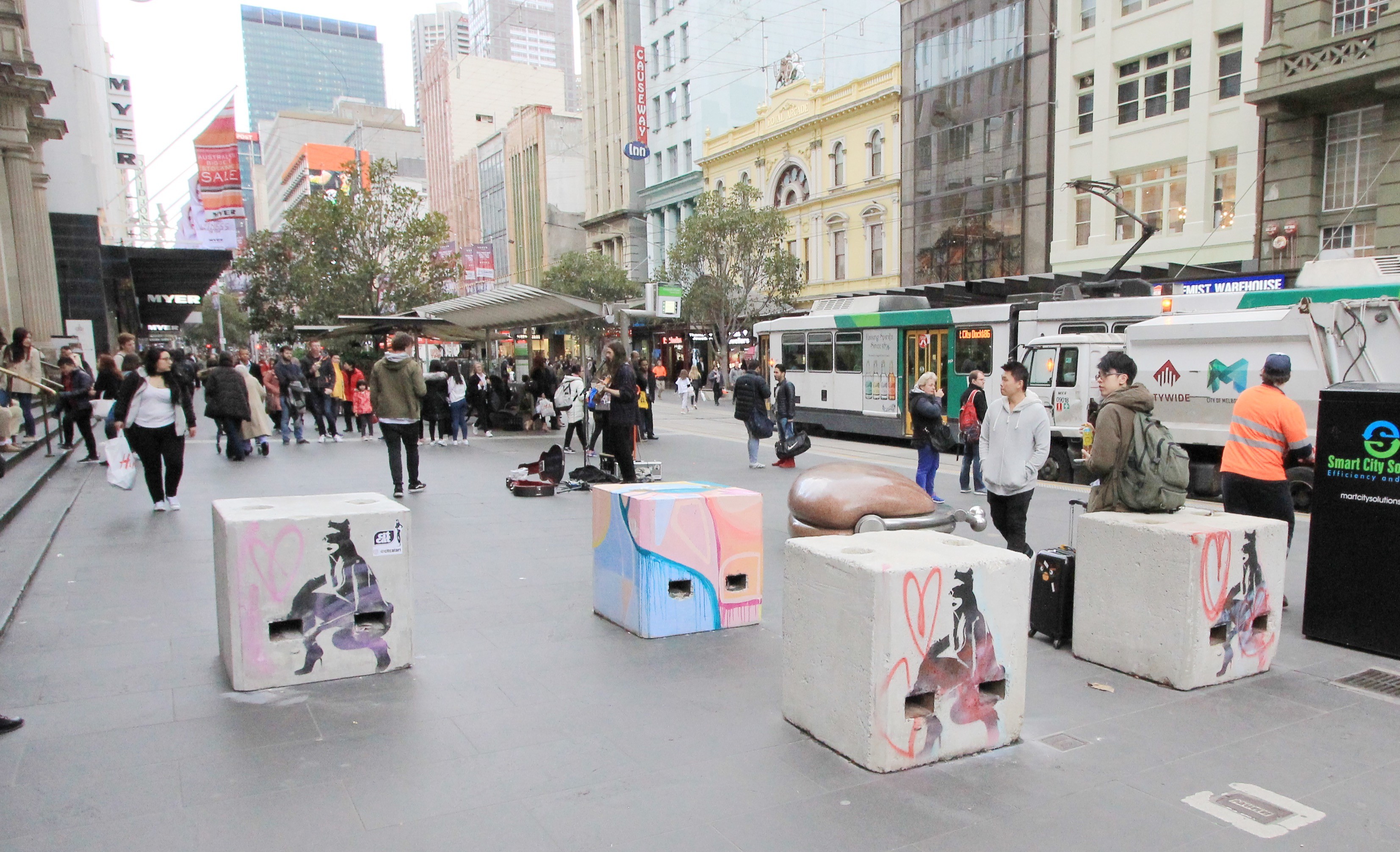 Melbourne's CBD Streets Are Getting Kitted Out with Indigenous Flora and  Fauna Stencils - Concrete Playground