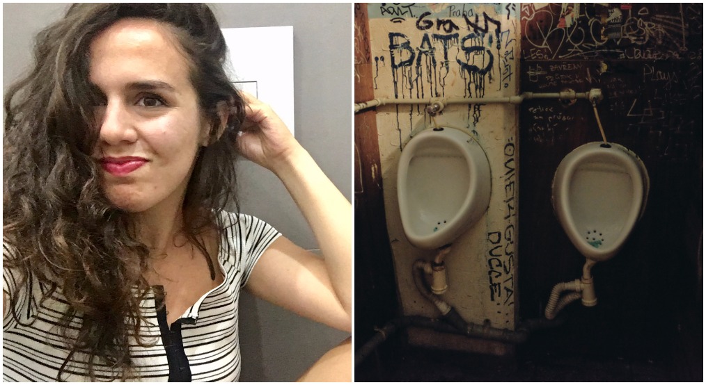 wife stranger mens restroom