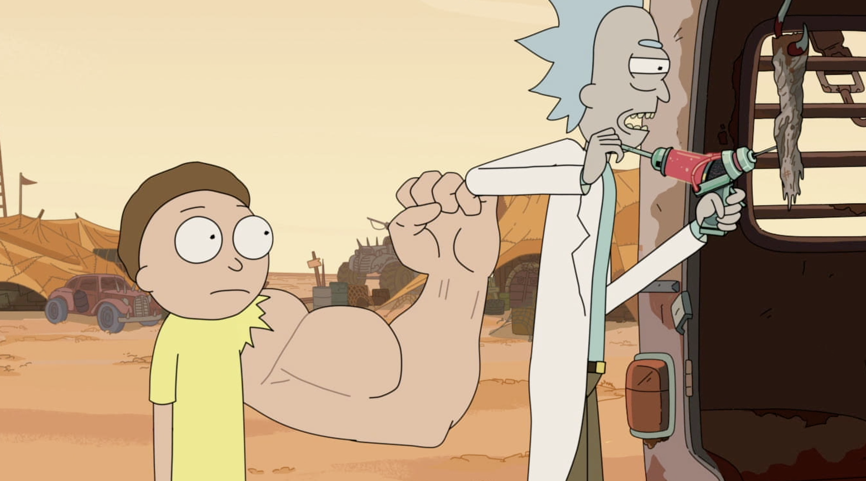 Rick and Morty finally returned to Adult Swim with a Mad Max: Fury Road sen...