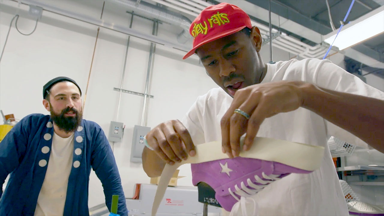 Watch Tyler, The Creator Try To Stitch His Own Converse One Stars