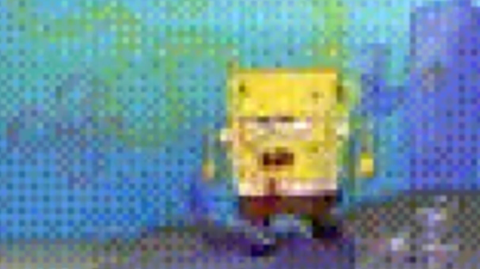 Un genio artístico comprimió todo un episodio de Bob Esponja en un GIF