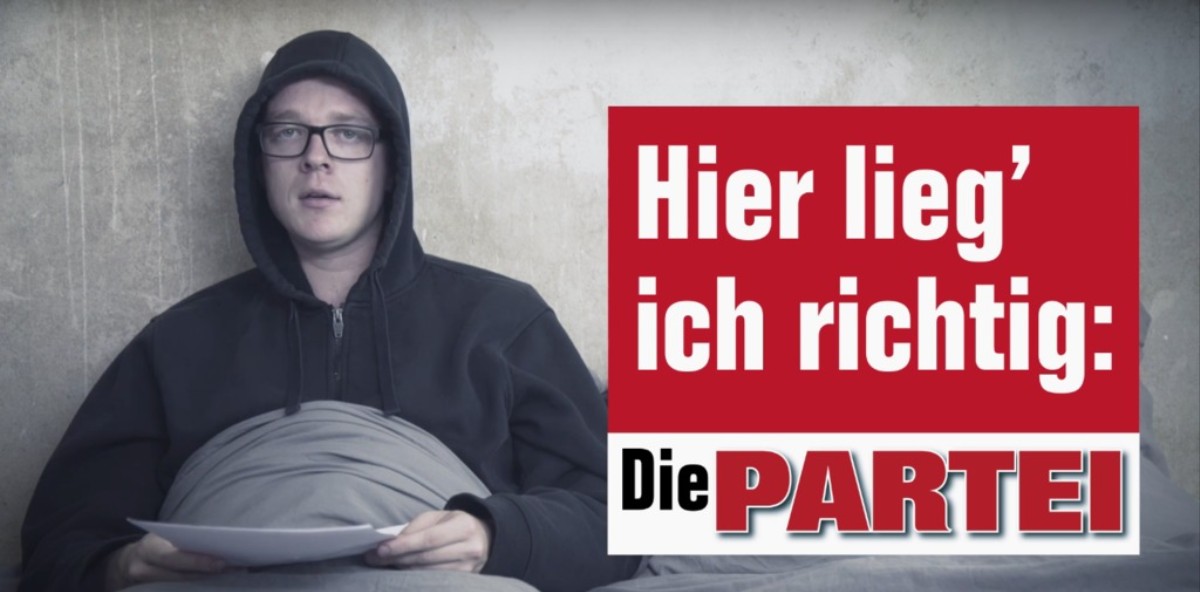 Die PARTEI hat den bisher klügsten Wahlwerbespot ...