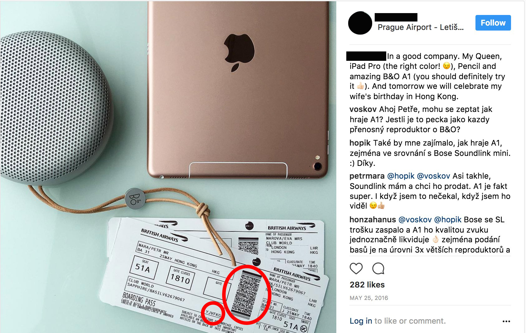 Why You Should Never Post Pictures Of Your Flight Tickets Or Keys