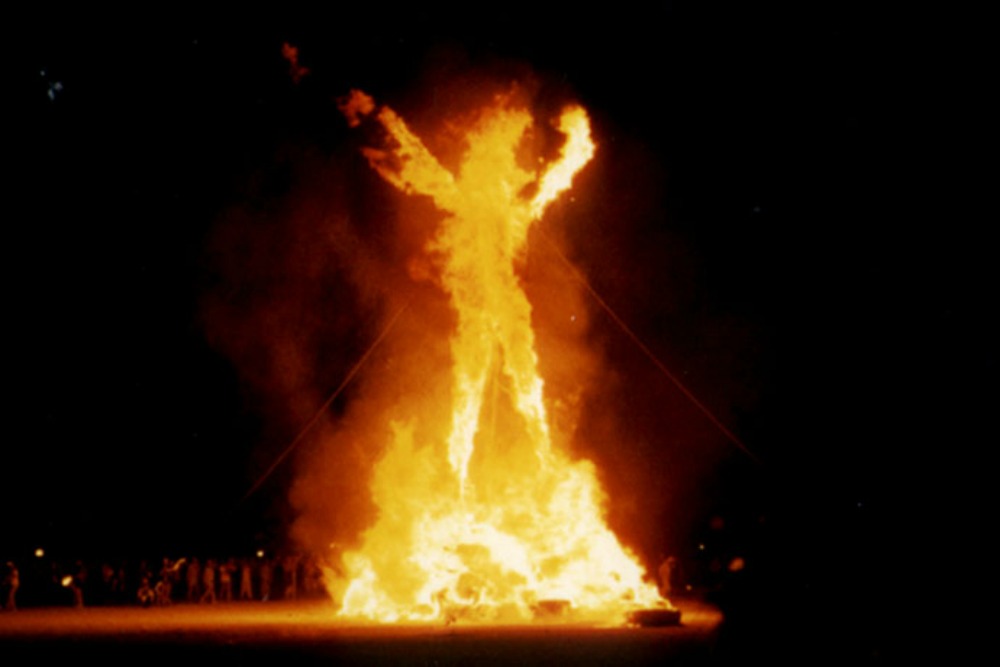 A Man Has Died After Running Into the Burning Man Fire Ceremony