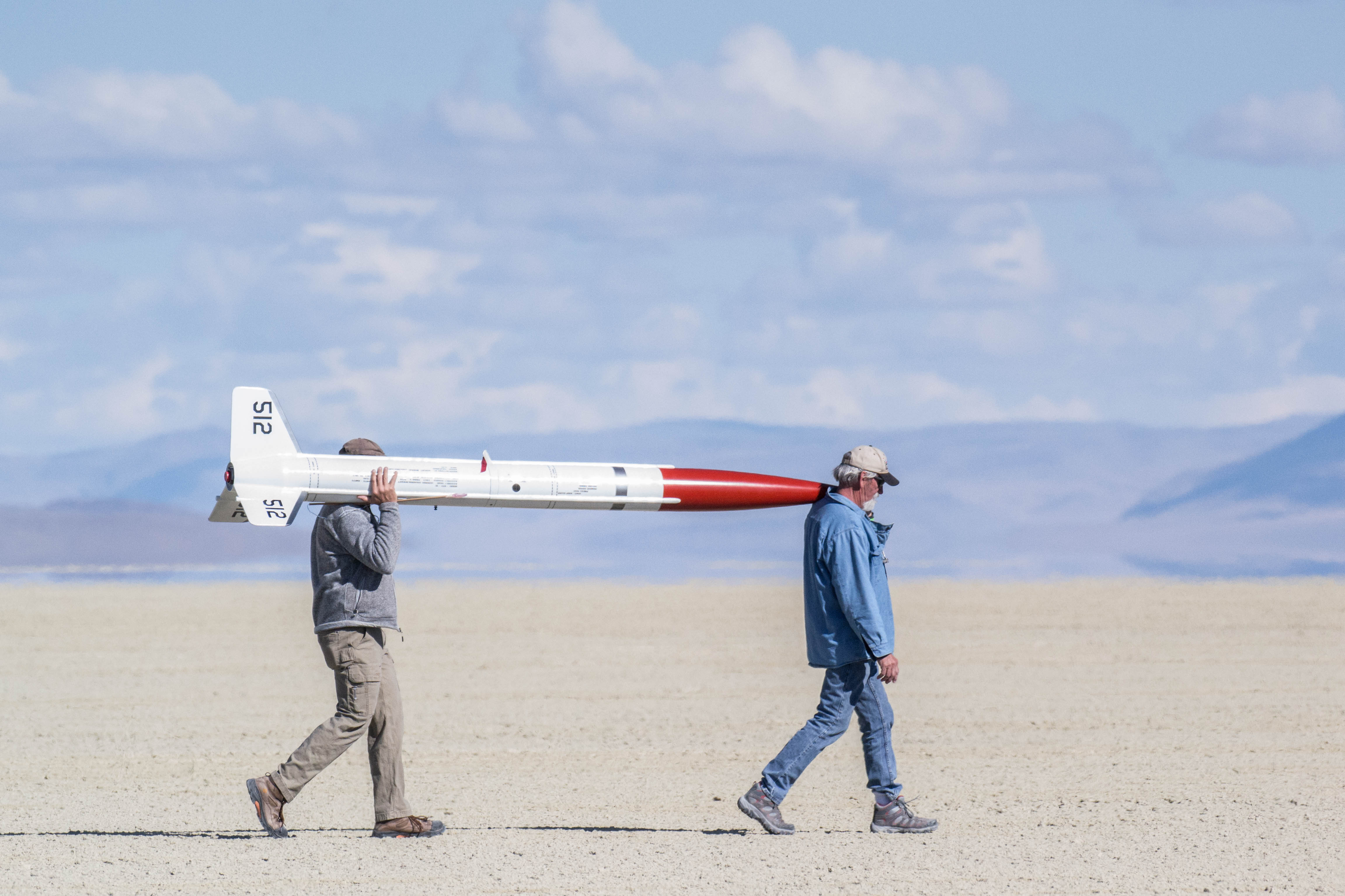 go fast amateur rocket in space