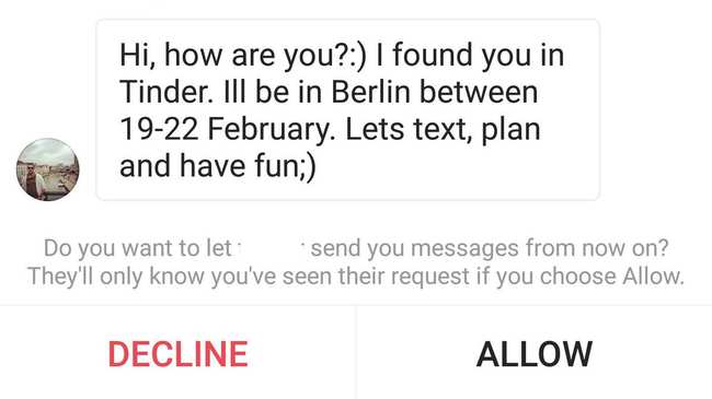 hey tinder rejects stop dming us on instagram - are you following us on instagram