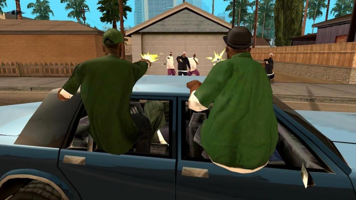 GTA San Andreas - Cadê o Game - Passando nas Escolas