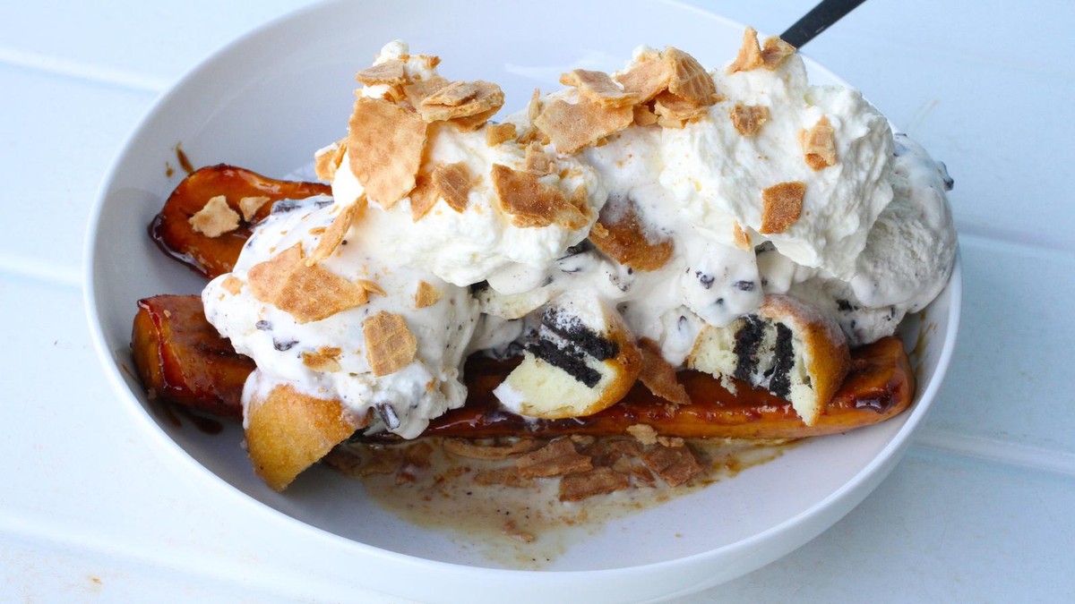 Make Action Bronson's Hennessy-Flambéed Plantain Sundae