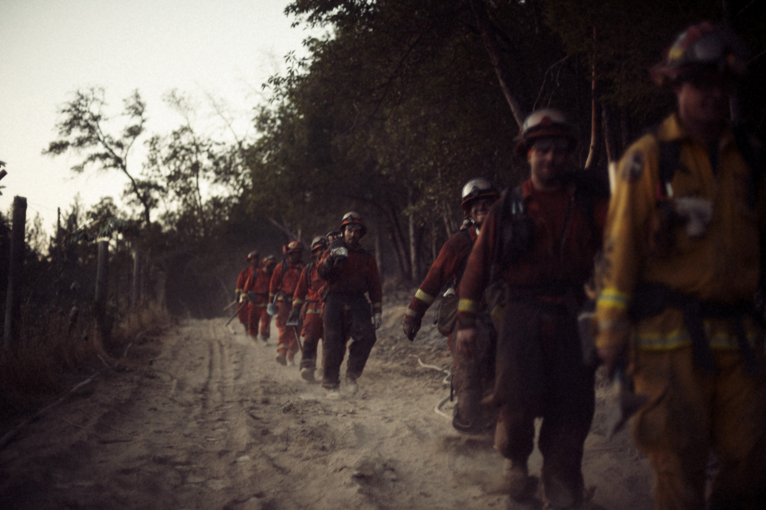 Scenes of Daily Life for the Inmates Fighting California s Wildfires