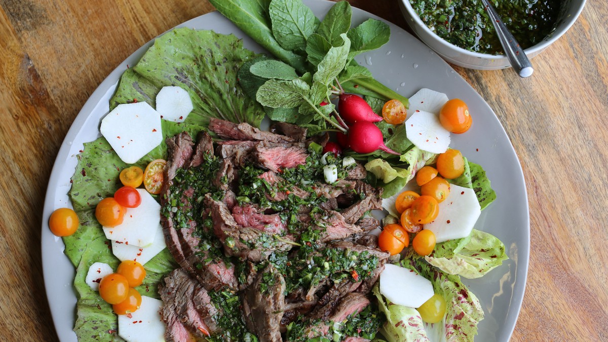 Flank Steak Tagliata With Salsa Verde Recipe 