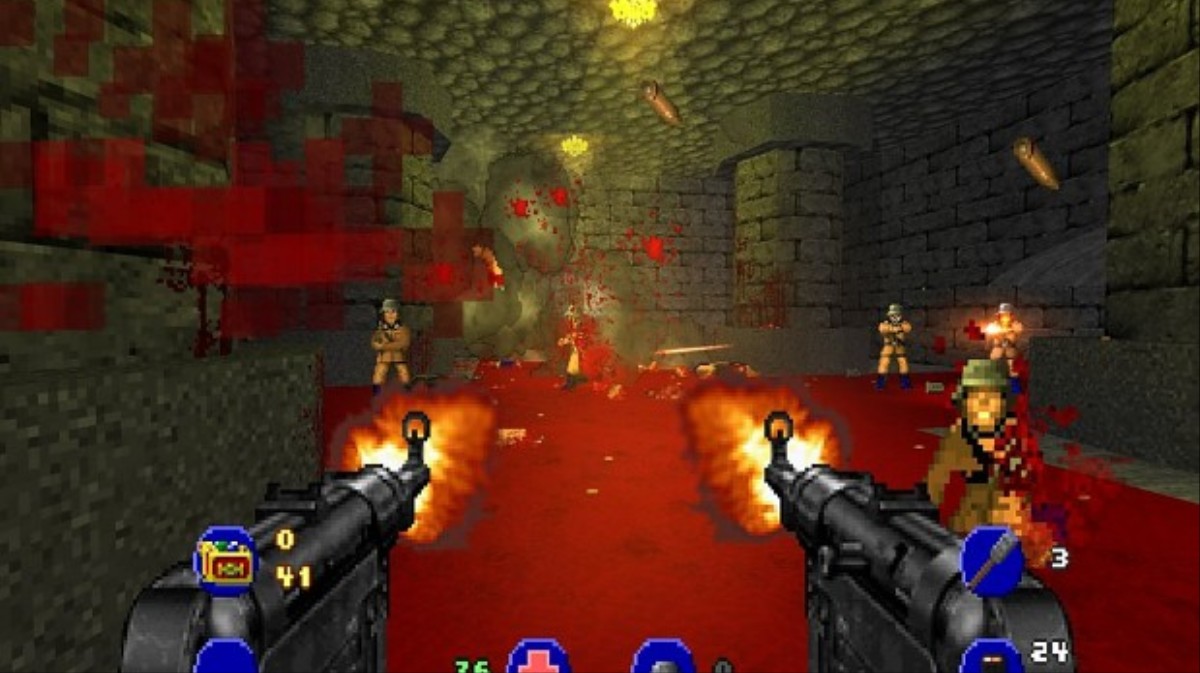 Beyond castle wolfenstein. Wolfenstein 1992. Wolfenstein 1992 оружие. Брутал вольфенштайн 3.7.1.