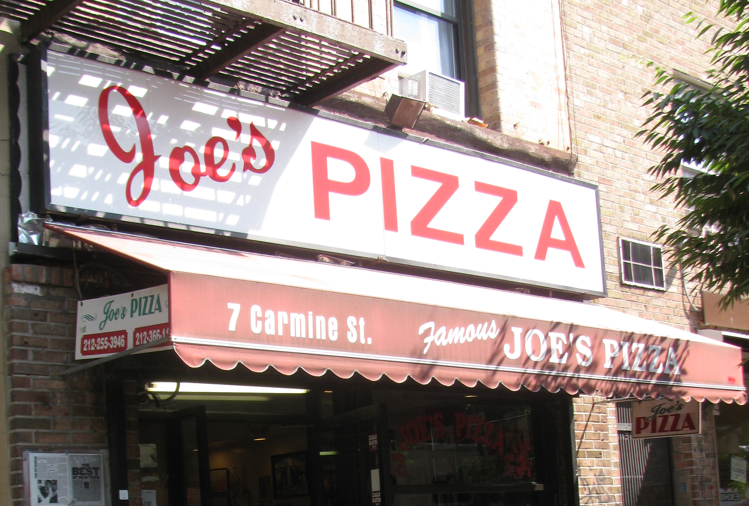 New York's Legendary Joe's Pizza Is Suing Another Joe's Pizza