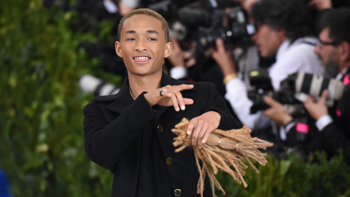 jaden smith brought his dreadlocks to another public appearance