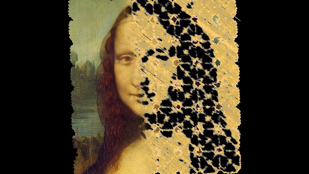 Мона Лиза под микроскопом