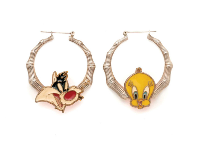 comme des garcons earrings