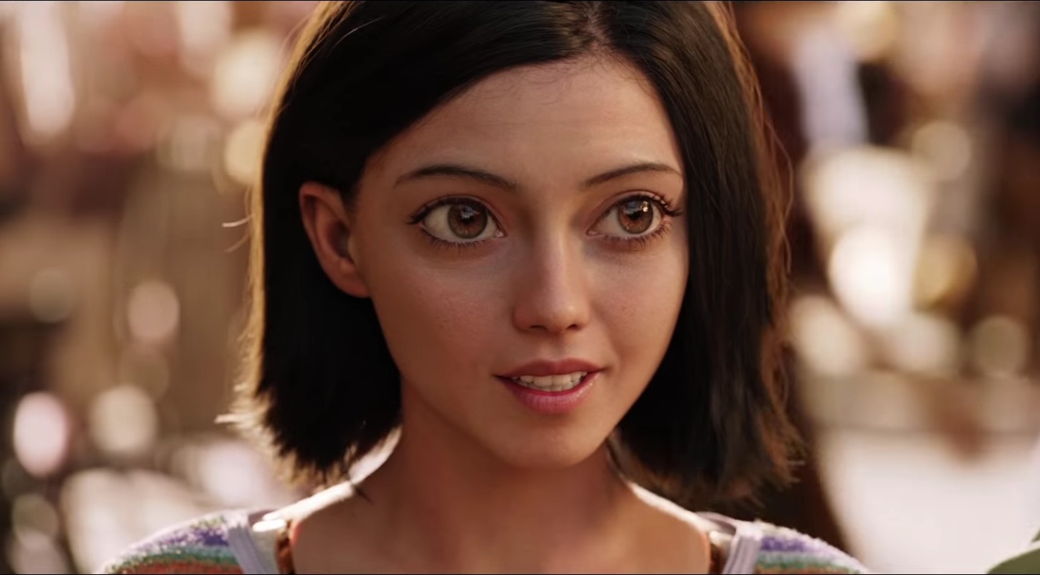 Por qué Alita de 'Alita: Battle Angel' tiene ojos como de anime?