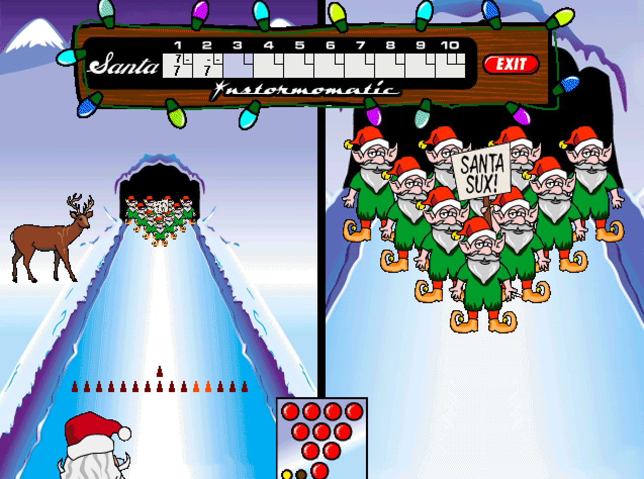 christmas bowling games online free