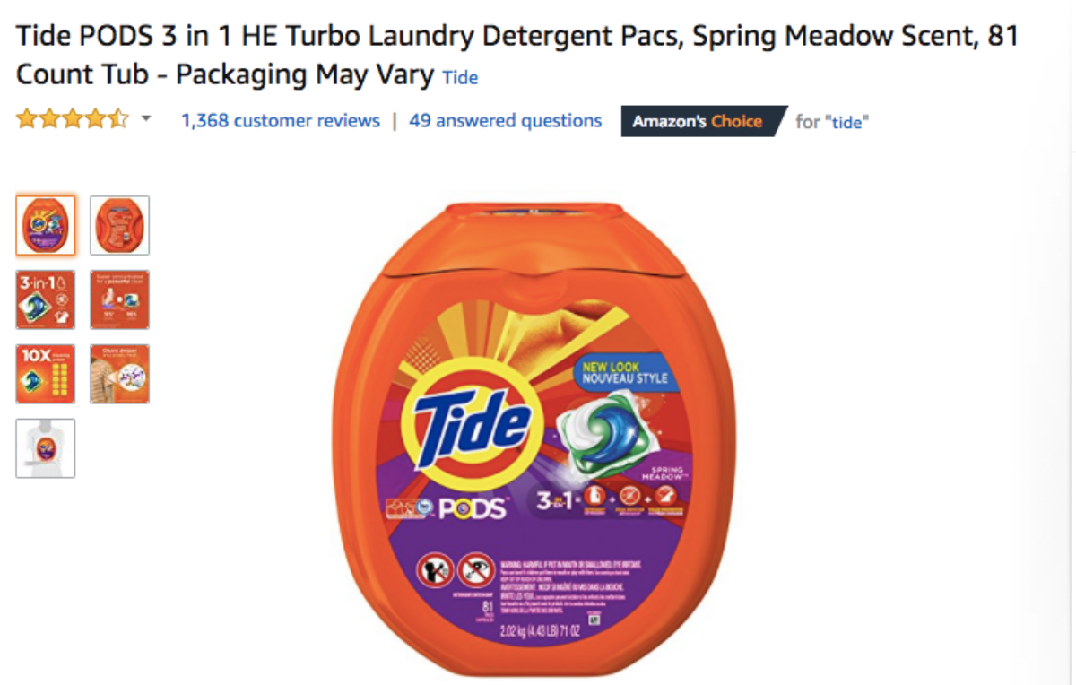 The Amazon Reviews Are In and Tide Pods Are Delicious Motherboard