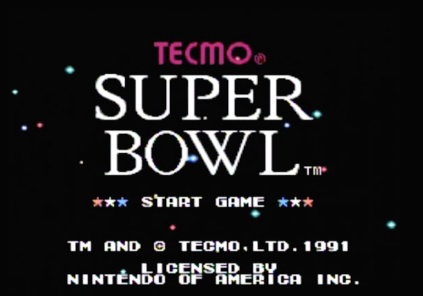 Tecmo Super Bowl: The Best Video Game Ever