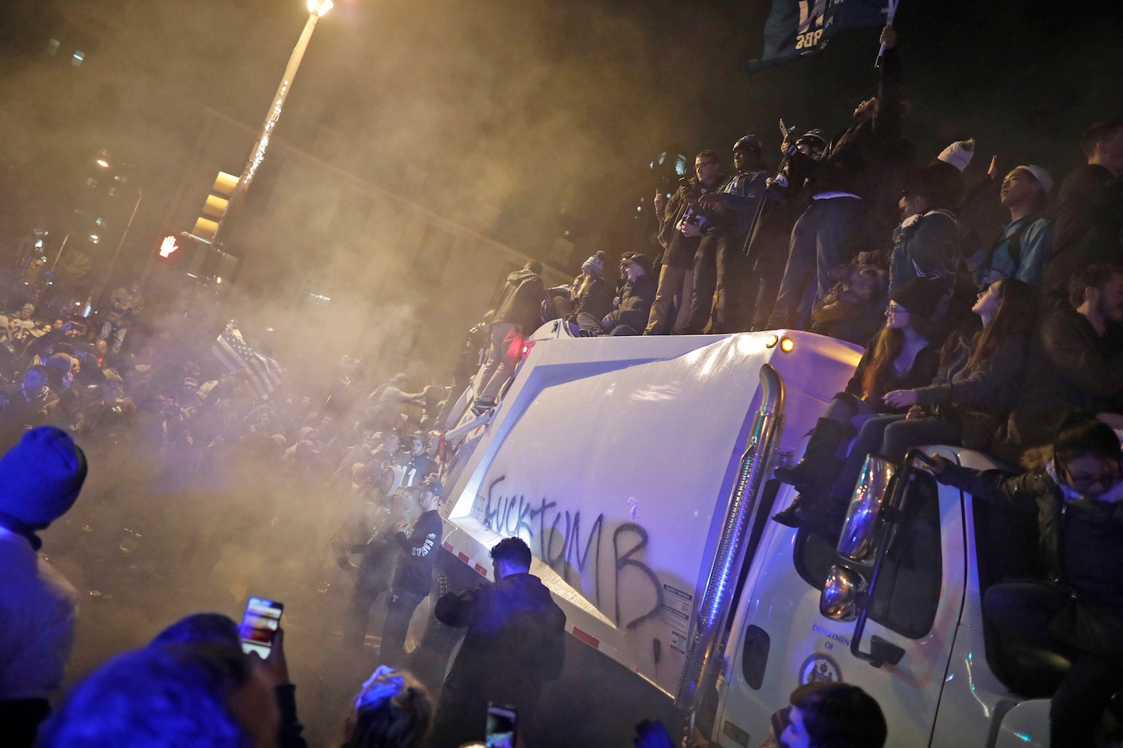 In Philly, party after Super Bowl win turns into looting, vandalism