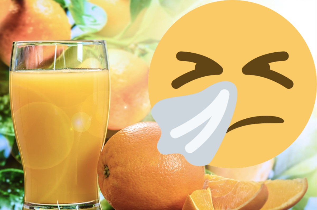 Does orange clearance juice help flu