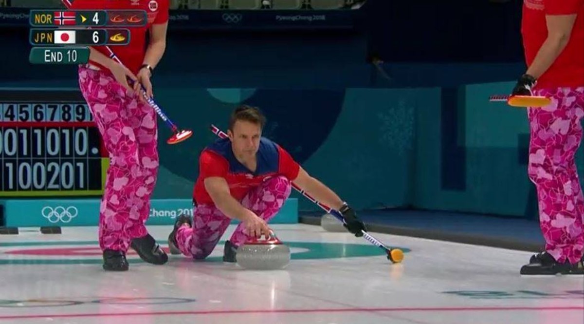 fred grube I mængde Det norske curlinghold kommer og stjæler vores damer