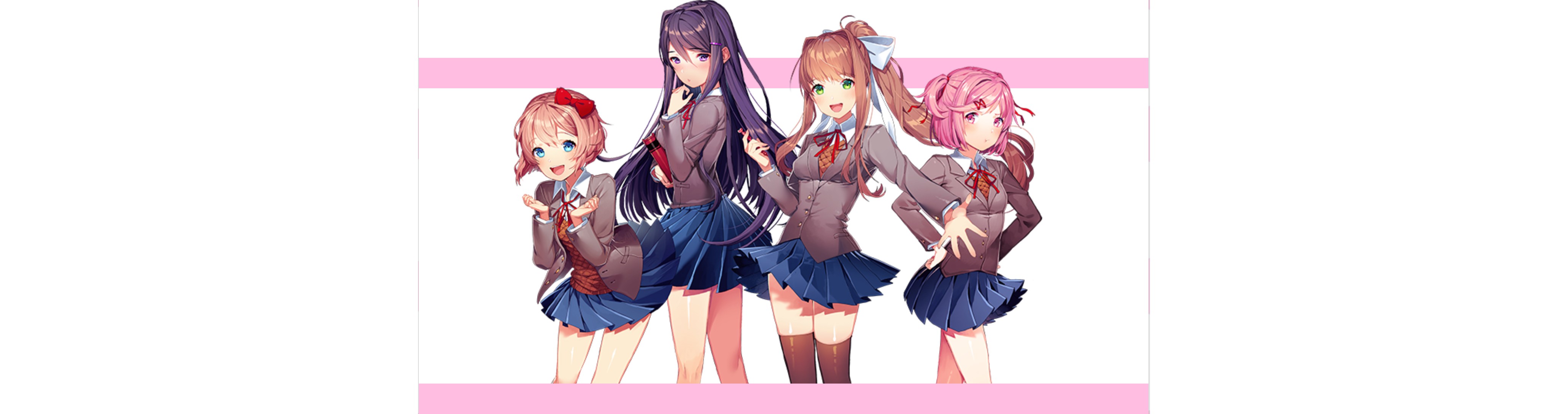 Doki Doki Literature Club, visual novel, video game characters