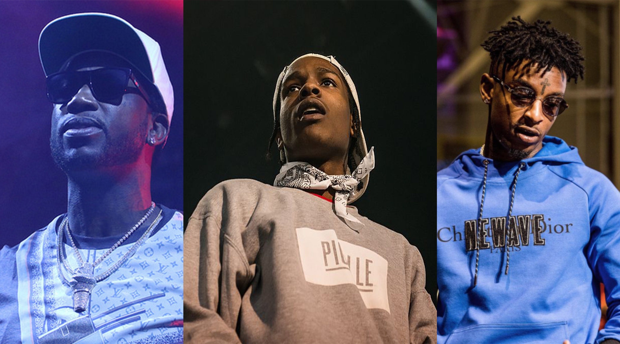 ASAP Rocky, Gucci Mane and 21 Savage Get ''Cocky'' on New Song - XXL