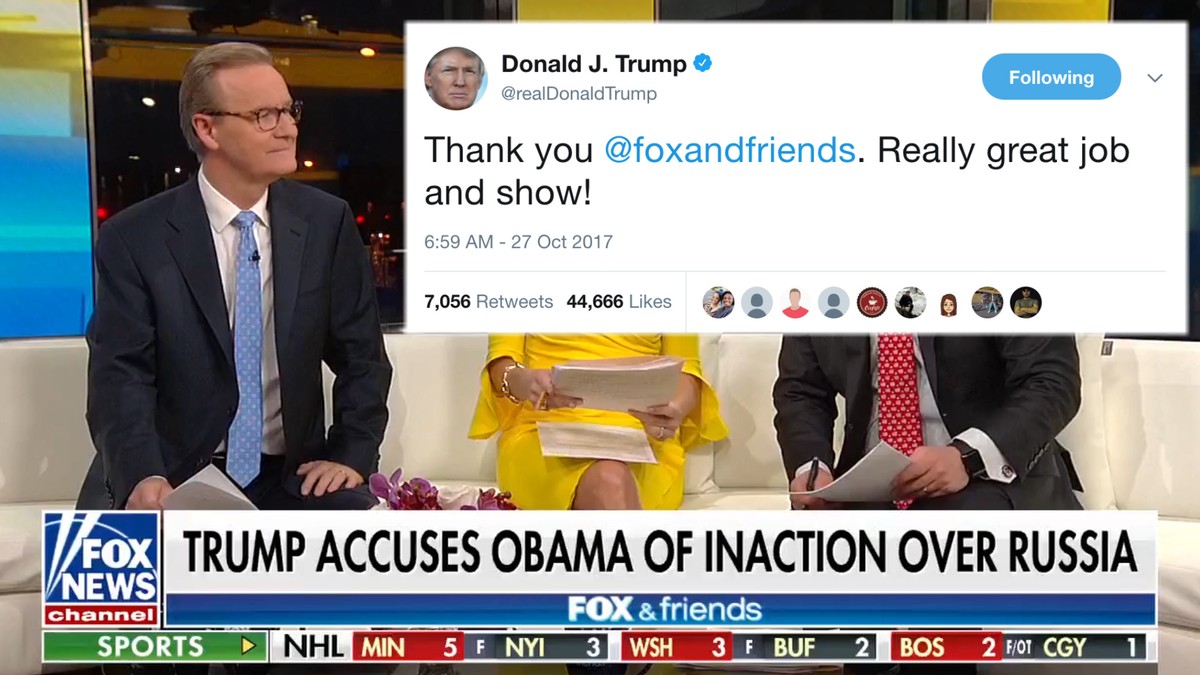 Here is every single time Trump tweeted to "Fox and Friends" - VICE