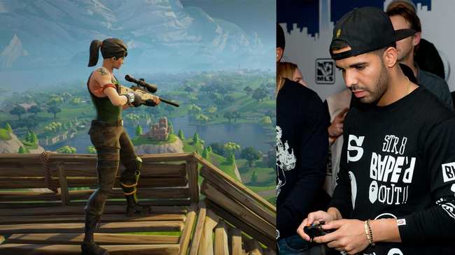 Drake Se Tornar Um Streamer De Fortnite E O Futuro Do Hip Hop Vice - esquerda courtesy of epic games direita noam galai wireimage