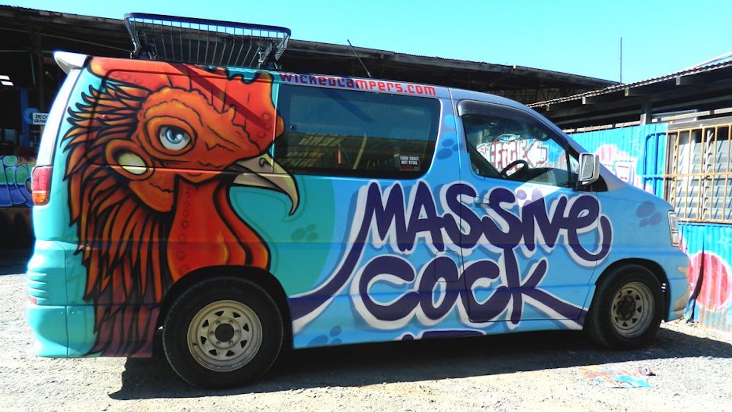Another Wicked Camper Van Banned, This Time For Sex Joke