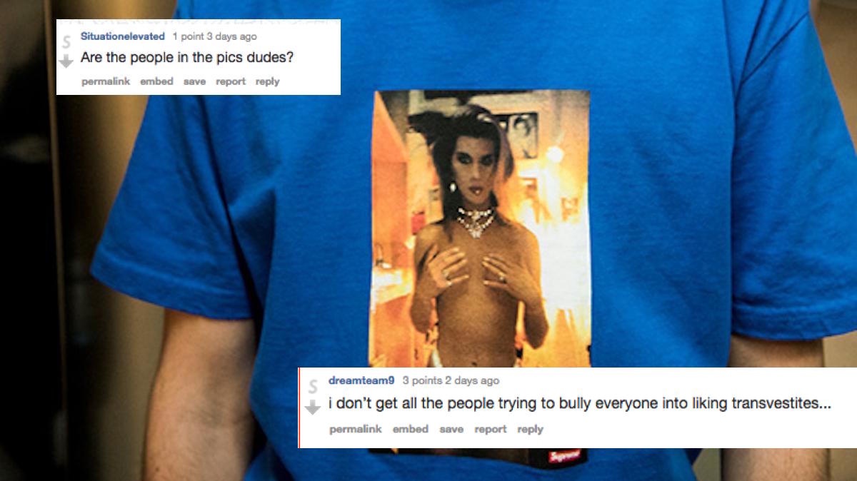 Supreme x Nan Goldin: Are Hypebeasts Too Transphobic to Cop the Drop?