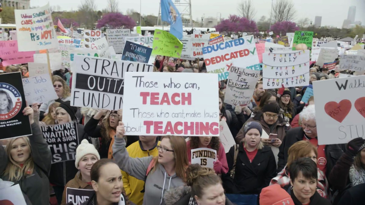 Here's what it was like at the Oklahoma State Capitol during the