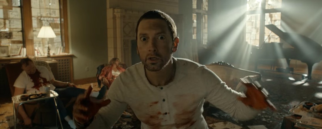 Eminem Is Still Running With That Jason Voorhees Vibe In New
