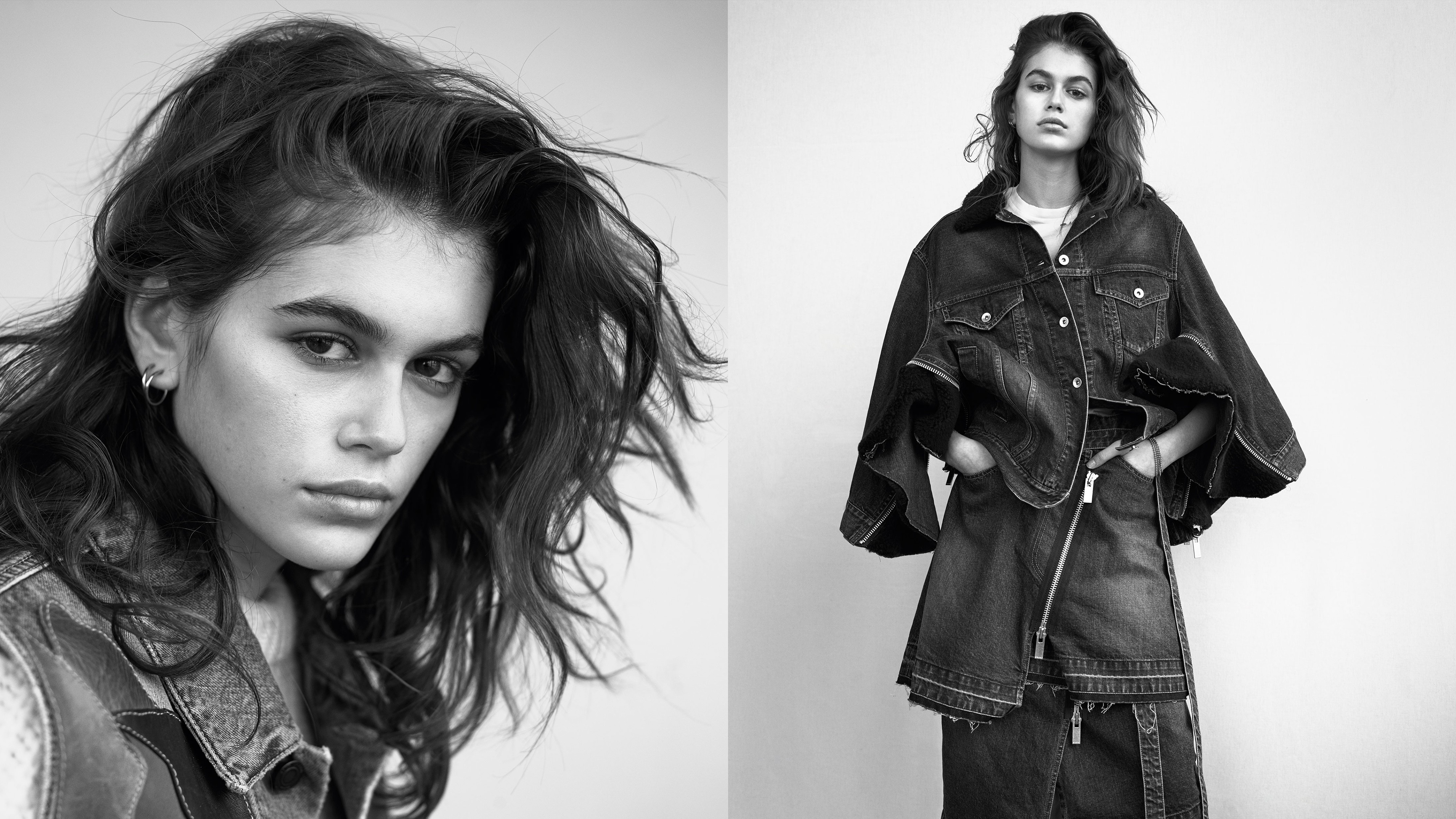 Kaia Gerber modelling for Louis Vuitton