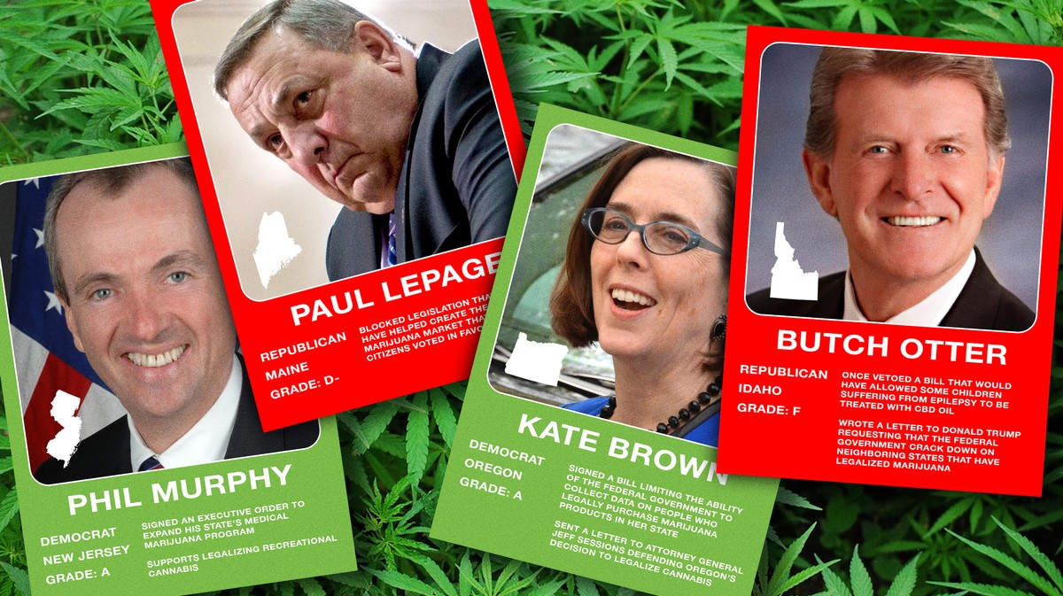 Here Are Americas Best And Worst Governors On Weed Vice 6200